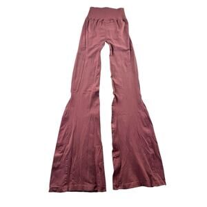 Elegant Mauve Flared Women's Pants